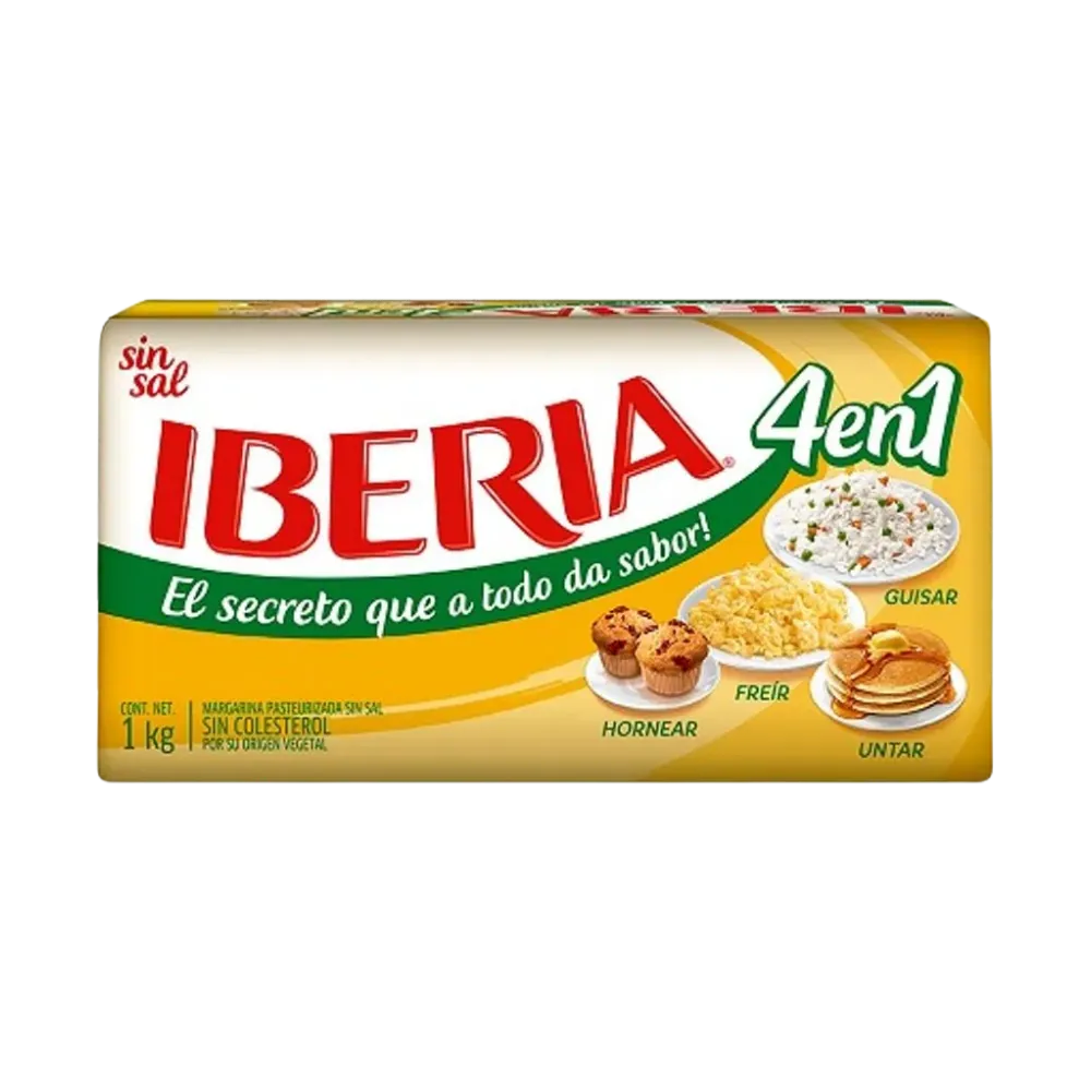 Margarina Iberia Bloque 1 Kg
