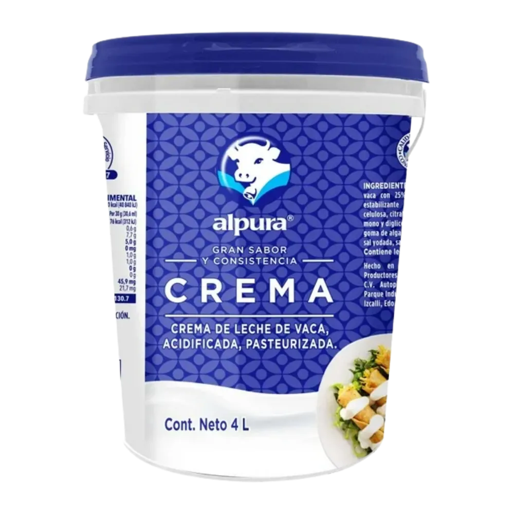 Crema Entera Alpura 4 Litros