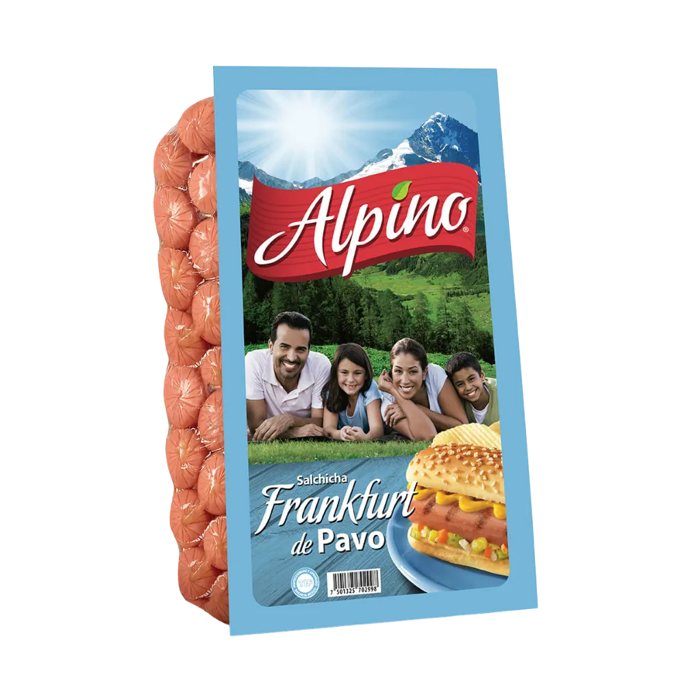 Salchicha Frankfurt Pavo Alpino 2.4 kg