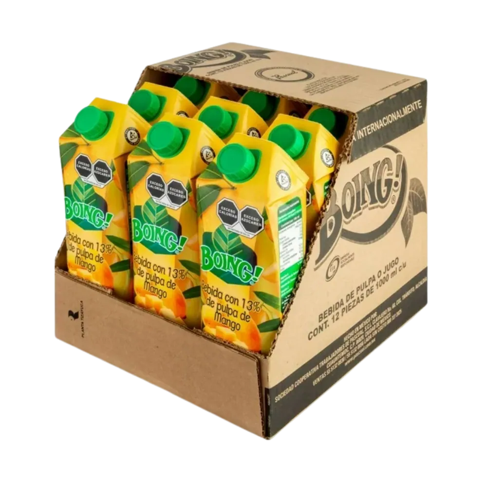 Boing Sabores Caja 12 pz / 1 L