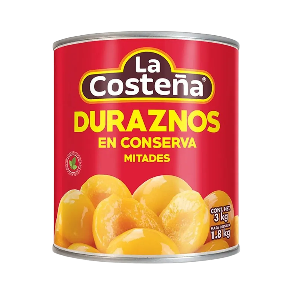 Duraznos Mitad 3Kg