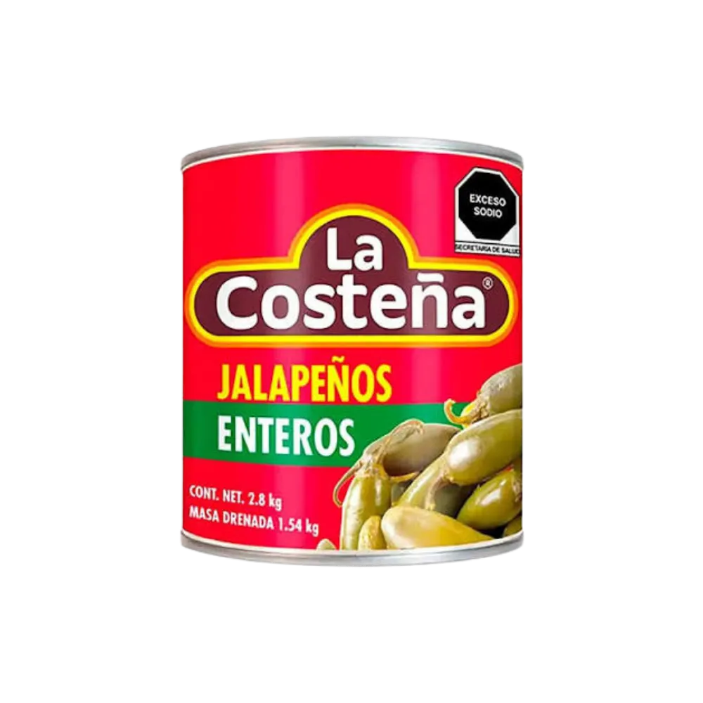 Chiles Jalapeños Enteros La Costeña 2.8 Kg