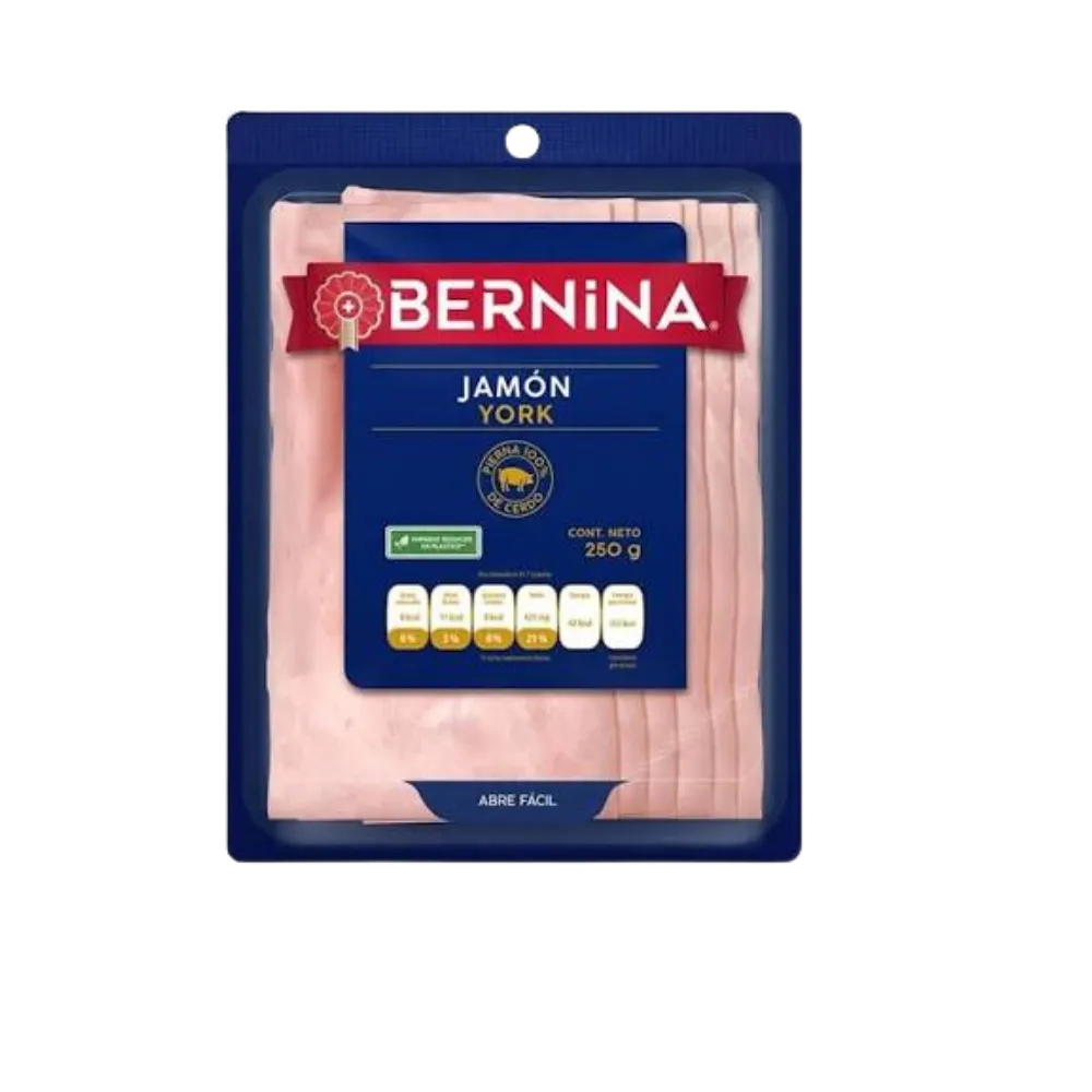 Jamón York Bernina Rebanado